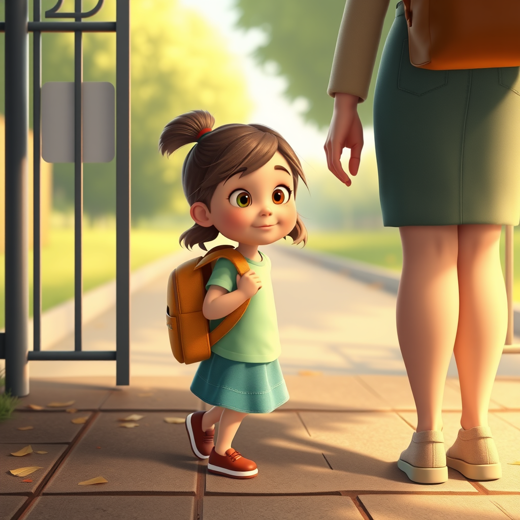 Emmas erster Schultag