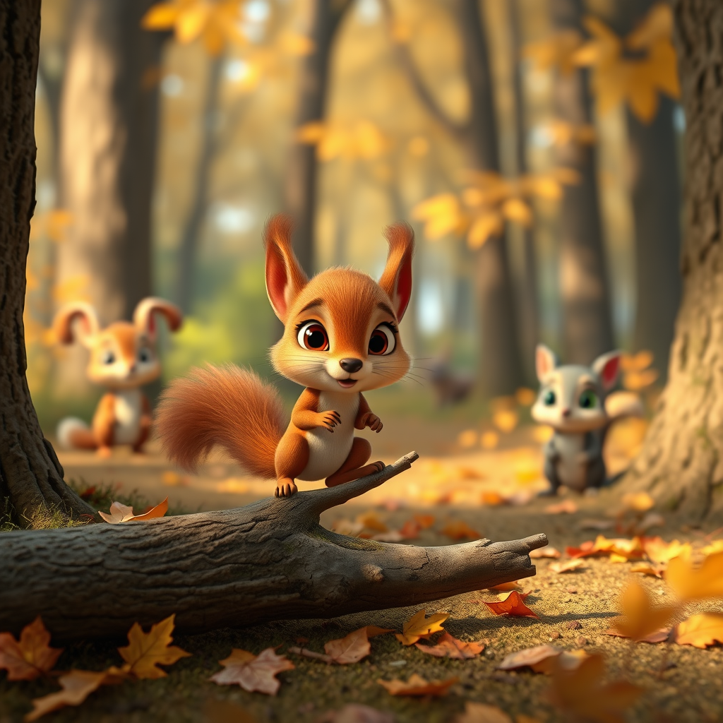 Fips, das laute Eichhörnchen